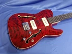Harley Benton TE-90QM Semi-acoustic Electric Guitar. Fixed Price $716.99.