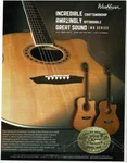2011 Washburn WD20SCE Acoustic Guitar Magazine Ad. Fixed Price $15.95.