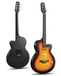 Moukey BCC-100 Acoustic Electric Guitar + Gig Bag Pickup Volume Knob Sunburst. Fixed Price $89.99.