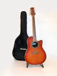 Ovation AE127 Applause Acoustic Electric Guitar Sunburst W/ Soft Case + Tuner. Fixed Price $258.88.