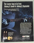 1992 Optek Vintage Print Ad Fretlight Electric Acoustic Led Guitar Magazine. Fixed Price $9.49.