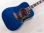 2022 Gibson Custom Shop Hummingbird Acoustic Electric Guitar Viper Blue. Fixed Price $3999.99.