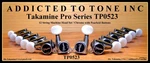 Takamine Pro Series TP0523 12 String Tuner Set / Chrome W Pearloid Oem Part. Fixed Price $179.95.