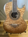 Oscar Schmidt Bajo Quinto Open Box Curly Maple 10 String Guitar. Fixed Price $500.00.