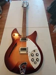 Rickenbacker 330/12 12-STRING Electric Guitar Fireglo Wit. Fixed Price $2500.00.