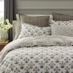 Stoffer Home Garden Patch Reversible Cotton Percale Duvet Cover Set Full/queen. Fixed Price $108.99.