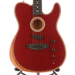 Fender American Acoustasonic Telecaster, Crimson Red, Pro Setup G1-4165A. Fixed Price $1579.00.