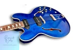 Rare Limited Gibson ES-330L Beale Street Blue. Fixed Price $4654.14.