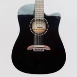 Alvarez AD60CE 12 String Dreadnought Acoustic Electric Guitar - Black. Fixed Price $429.00.
