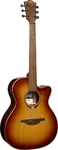 Lag Guitars Tramontane 118 Auditorium Cutaway Acoustic-electric Brown Shadow. Fixed Price $759.00.