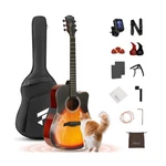 Acoustic Kit, 41 Inch Full Size 6 String Cutaway Guitarra Stica. Fixed Price $123.88.