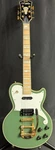 D'angelico Excel Atlantic Electric Guitar Hunter Green W/ Bigsby Ohsc. Fixed Price $809.95.