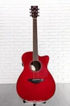 Yamaha Fsc-ta Transacoustic Concert Cutaway Acoustic-electric Guitar Ruby Red. Fixed Price $701.99.