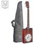 J.n Guitars Cask-puncheon Resonator Acoustic Cigar Box With Gig Bag. Fixed Price $239.45.