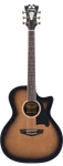 D'angelico Premier Gramercy Solid Top Electric Acoustic Guitar - Aged Burst. Fixed Price $269.95.
