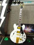 Gibson Alex Lifeson Sig. ES-355 Alpine White 1:4 Scale Replica Guitar Axe Heaven. Fixed Price $59.99.