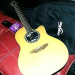 Acoustic Electric Guitar Applause AE127 Natural By Ovation W/ Soft Case + Tuner. Fixed Price $730.00.