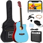 Best Choice Products Beginner Acoustic Electric Cutaway Guitar Set Gig Bag 41IN. Fixed Price $99.99.