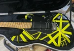 Squier Stratocaster 20TH Anniversary Electric Guitar, Black W/ Fender Hard Case. Fixed Price $275.00.