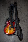 1999 Epiphone Dot ES-335 Cherry Sunburst Electric Guitar W/ Case. Fixed Price $715.00.