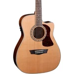 Washburn F11SCE Heritage 10 Series Folk Cutaway Acoustic Electric Guitar Natural. Fixed Price $549.00.