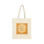 Cotton Canvas Tote Bag 15X16 Faded Floral Recipe Card Retro Art. Fixed Price $20.99.