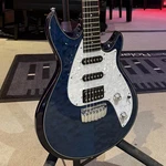 Taylor Solidbody Ssh Electric Guitar W/ Deluxe Gig Bag - Trans Blue Quilt. Fixed Price $1743.99.