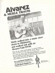 Vtg 80S Merle Travis Alvarez Yairi Magazine Ad Pinup Guitar DY90 Acoustic. Fixed Price $7.99.