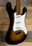 Ibanez Andy Timmons Signature ATZ100 Electric Guitar Sunburst Flat W/ Case. Fixed Price $2799.99.