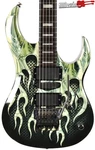 Dean Michael Batio MAB1 Armored Flame Signed Electric Guitar. Fixed Price $900.00.