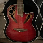 Ovation Celebrity OP30 Guitar ; Ruby Red Comes With Case. Fixed Price $1500.00.