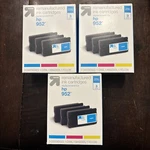 Lot Of 3- Up & Ink Cartridge Replacement For Hp 952 Tricolor. Fixed Price $9.95.