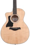 Taylor 114CE Left-handed Acoustic-electric Guitar Natural Sapele. Fixed Price $799.00.