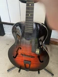 Harmony Monterey H1215 Guitar Vintage Acoustic Archtop, Usa Wartime Wwii Model. Fixed Price $325.00.