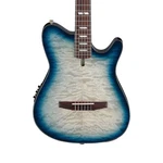 Used Ibanez FRH20QMNCTL Acoustic-electric Nylon Cosmic Blue Sunburst Low Gloss. Fixed Price $519.00.