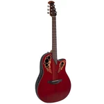 Ovation Celebrity Elite Mid Depth, Acoustic Electric Guitar, Ruby Red. Fixed Price $612.99.