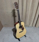 Alvarez MD610E Herringbone Dreadnought Acoustic-electric Guitar *cracked*. Fixed Price $299.99.