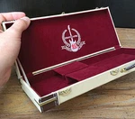 Axe Heaven Mini Fender(tm) 60TH Anniversary Strat Guitar Case With Embroidered L. Fixed Price $39.99.