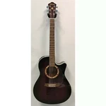 Left Handed Ibanez Electric-acoustic Guitar (AEF18LE-DVS). Fixed Price $195.00.