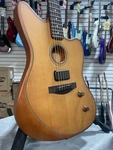 Fender Acousta. Std Jzmstr Acoustic-electric Guitar Aged Natural & Plek*d #654. Fixed Price $629.99.