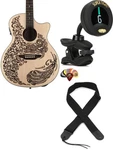 Luna Hen Pa Spr + Snark ST-8 Re Dunlop PVP101 Levy's M8POLYA-BLK Value. Fixed Price $367.37.