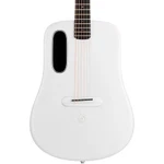 Lava Music Me 4 Carbon Fiber 38" Acoustic-electric Guitar With Airflow Bag White. Fixed Price $1099.00.