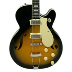Silvertone 1446TTSB Semi-hollow Electric Guitar Tobacco Sunburst Open Box. Fixed Price $679.99.