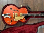 Gretsch G6120SSU Brian Setzer Nashville Orange Used Maple Body W/hard Case. Fixed Price $2899.00.
