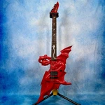 Esp Ltd Devil Girl Red Guitar. Fixed Price $2650.00.