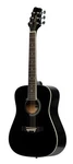 Stagg Left-handed 3/4 Dreadnought Acoustic Guitar Black SA20D Lh-bk. Fixed Price $156.99.