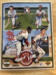 Upper Deck Cardinals 100TH Ann 8.5X11 Signed By 4 - Brock Gibson Schoe Slaughter. Fixed Price $149.99.