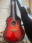 Ovation Balladeer 1861 Acoustic Electric Guitar Red Burst Usa W Oem Case. Fixed Price $449.99.