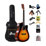 Winzz Acoustic-electric Guitar 4/4 Full Size For Adults Beginners And TEENS,6.... Fixed Price $185.81.