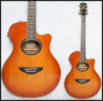 Yamaha APX-7A Amber, Excellent Condition, Compact Size, Electro-acoustic Guitar. Fixed Price $550.00.